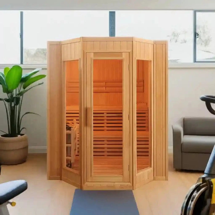 SunRay Tiburon 4-Person Indoor Traditional Sauna HL400SN