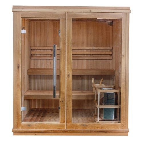 SunRay Charleston 4- Person Indoor Traditional Sauna HL400TN SunRay