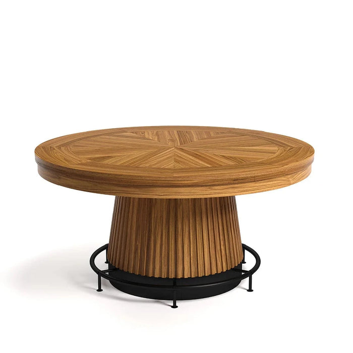 RAM Game Room Dining Top For Prohibition Series 60-Inch Poker Table in Walnut