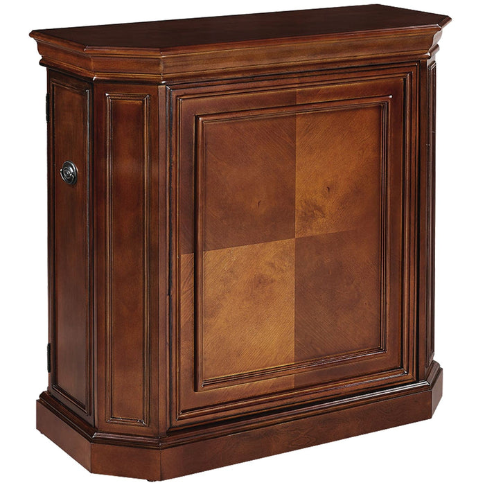 Ram Game Room - Bar Cabinet With Spindle - Chestnut -BRCB1 CN RAM Game Room