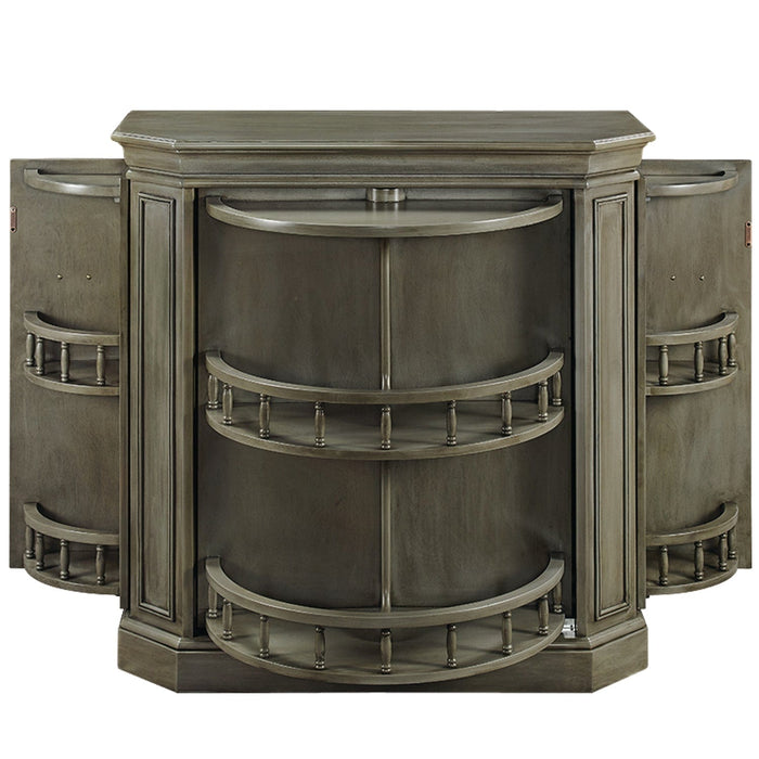 Ram Game Room - Bar Cabinet With Spindle - Slate - BRCB1 SL RAM Game Room