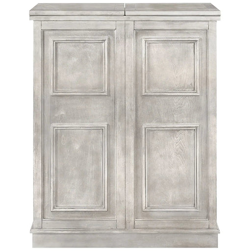 Ram Game Room Portable Folding Bar Cabinet - Antique White - BRCB3 AW RAM Game Room