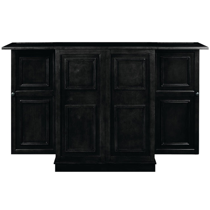 Ram Game Room Portable Folding Bar Cabinet - Black - BRCB3 BLK RAM Game Room