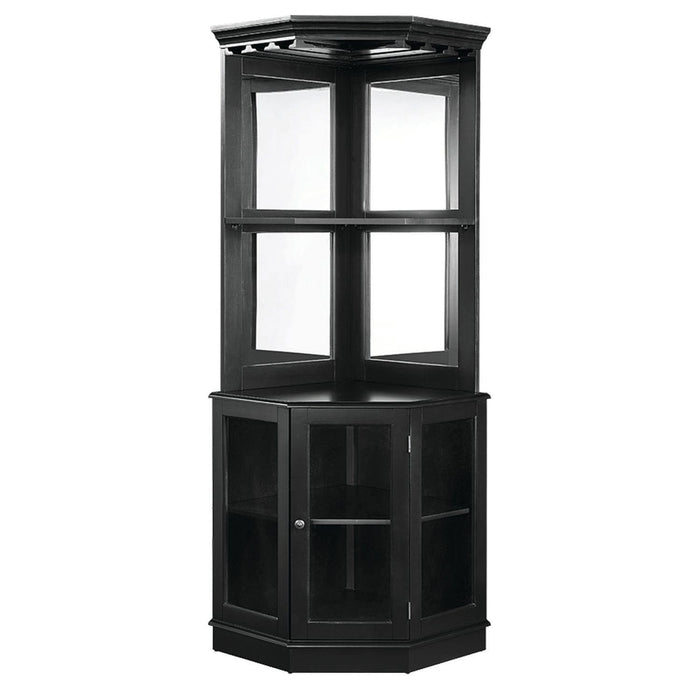 Ram Game Room Corner Bar Cabinet - Black - BRCB4 BLK RAM Game Room