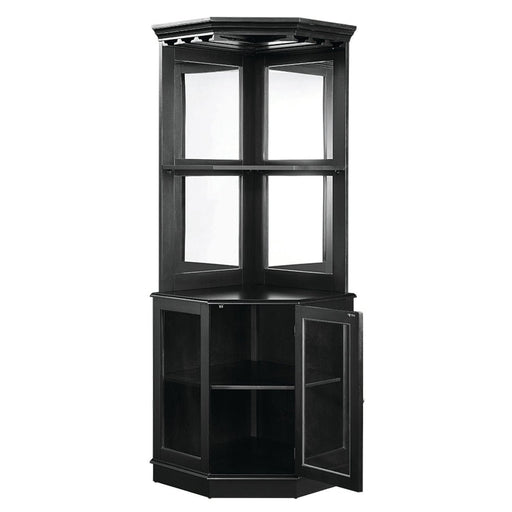 Ram Game Room Corner Bar Cabinet - Black - BRCB4 BLK RAM Game Room