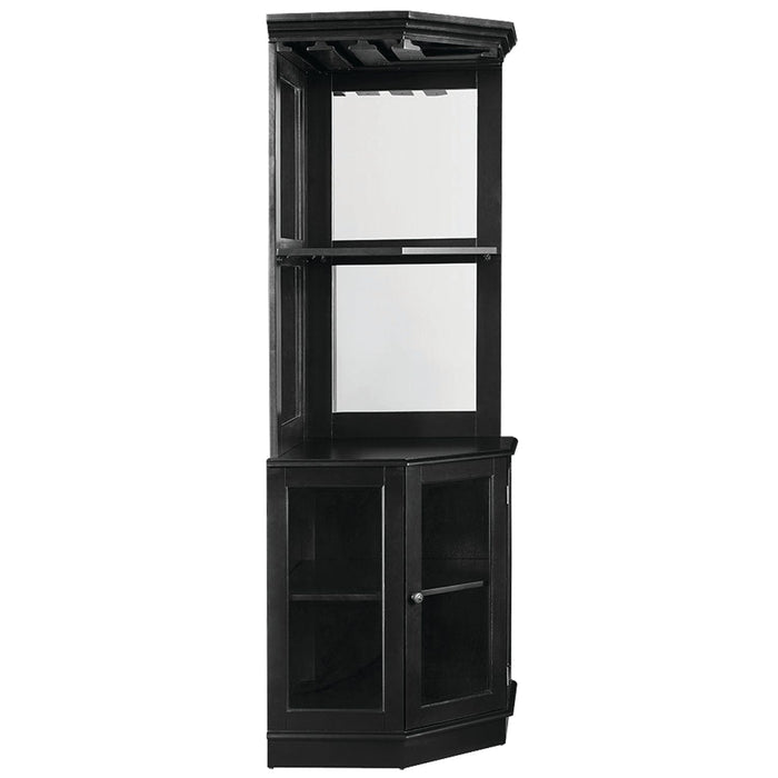 Ram Game Room Corner Bar Cabinet - Black - BRCB4 BLK RAM Game Room