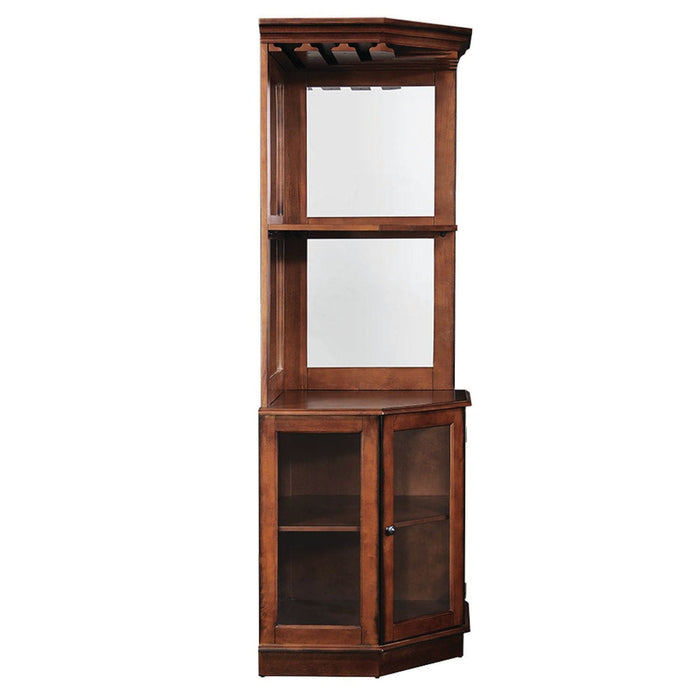 Ram Game Room Corner Bar Cabinet - Chestnut - BRCB4 CN RAM Game Room