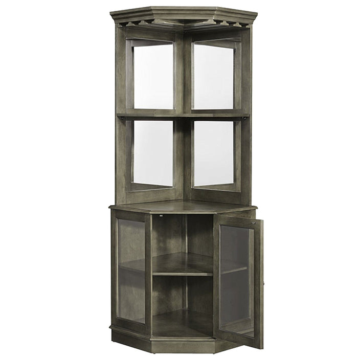 Ram Game Room Corner Bar Cabinet - Slate - BRCB4 SL RAM Game Room