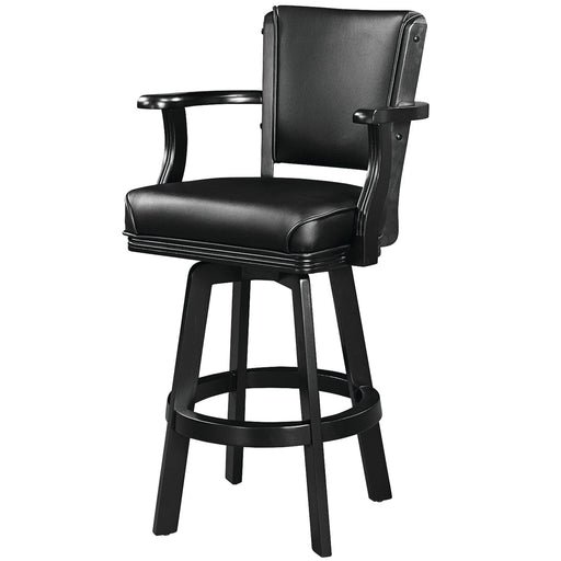 Ram Game Room Swivel Barstools With Arms- Black - BSTL2 BLK RAM Game Room