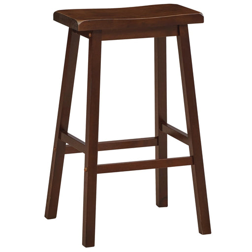 Ram Game Room Backless Saddle Barstool - Cappuccino- BSTL3 CAP RAM Game Room