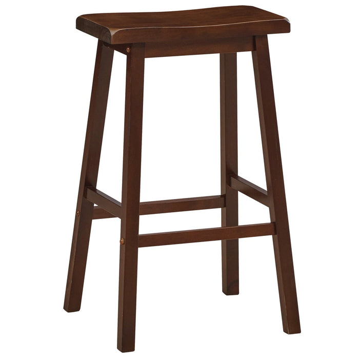 Ram Game Room Backless Saddle Barstool - Cappuccino- BSTL3 CAP RAM Game Room
