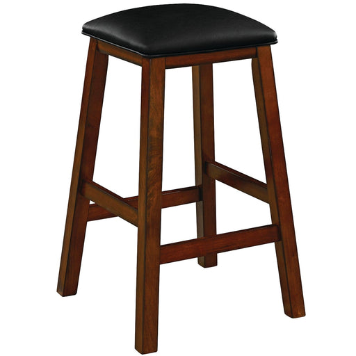 Ram Game Room Square Backless Barstool - Chestnut- BSTL4 CN RAM Game Room