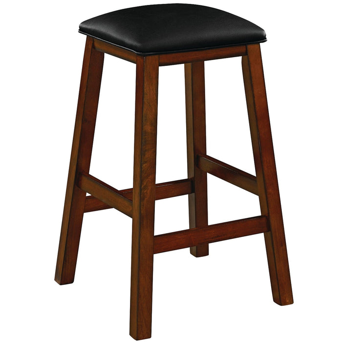 Ram Game Room Square Backless Barstool - Chestnut- BSTL4 CN RAM Game Room