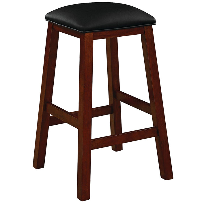 Ram Game Room Square Backless Barstool - English Tudor - BSTL4 ET RAM Game Room