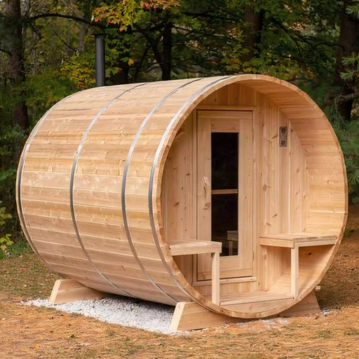 Dundalk CT Serenity Barrel 2-4 Person Sauna CTC2245W Dundalk Leisurecraft