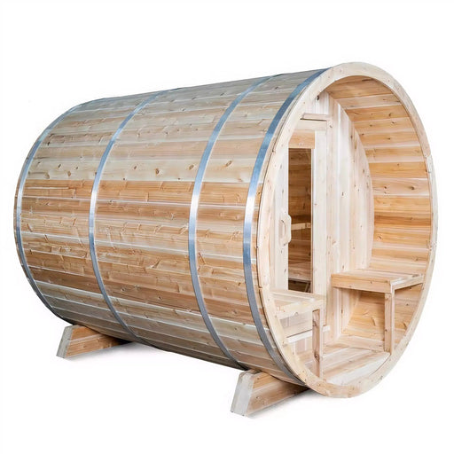 Dundalk CT Serenity Barrel 2-4 Person Sauna CTC2245W Dundalk Leisurecraft