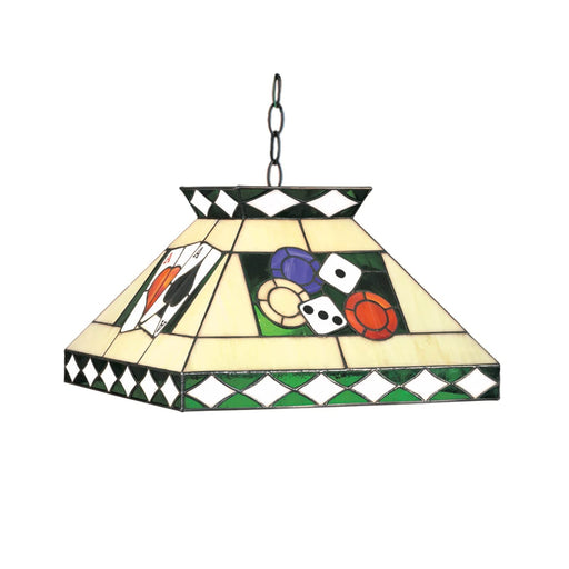 RAM Game Room 18" Tiffany Poker Pendant RAM Game Room