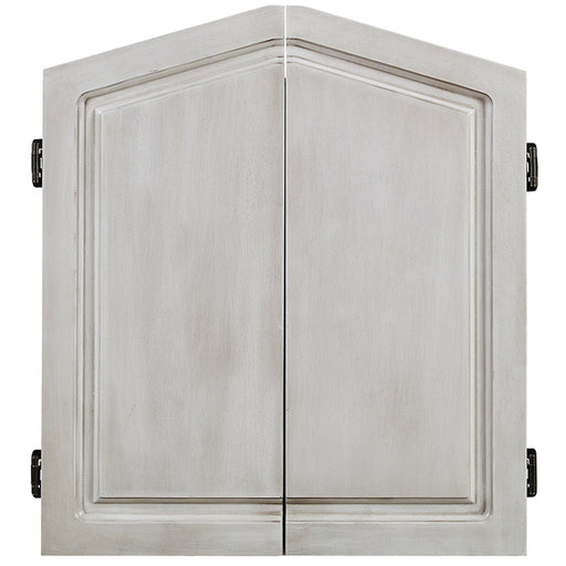 Ram Game Room Dartboard Cabinet- Antique White - DCAB1 AW RAM Game Room
