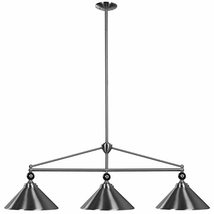 RAM Game Room 54" 3 Shade Billiard Fixture RAM Game Room
