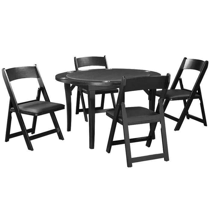 Ram Game Room 48" Folding Game Table - Black - FLDGTBL BLK RAM Game Room