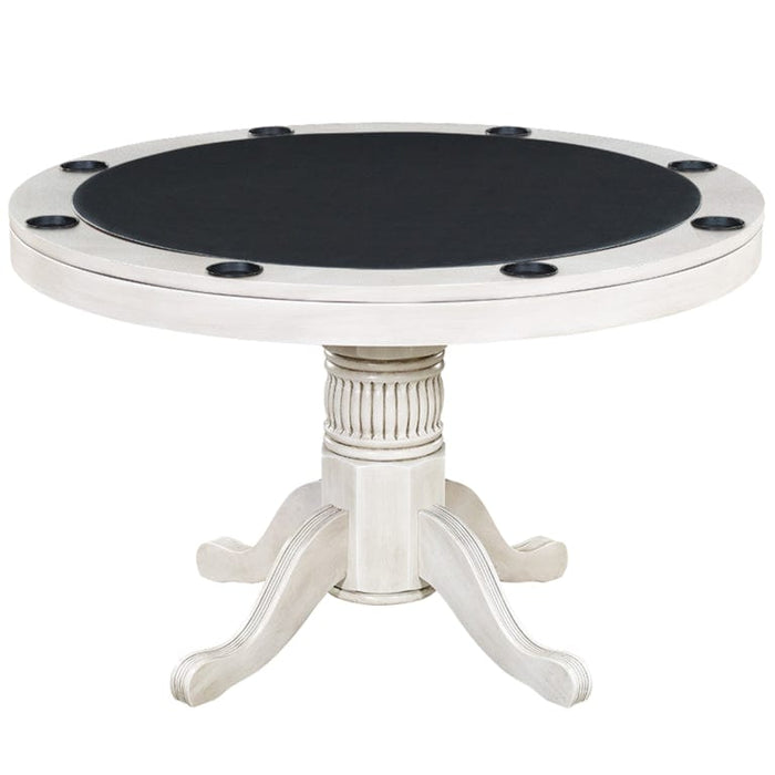 Ram Game Room 48" 2 In 1 Game Table - Antique White - GTBL48 AW RAM Game Room