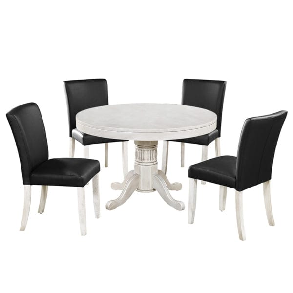 Ram Game Room 48" 2 In 1 Game Table - Antique White - GTBL48 AW RAM Game Room