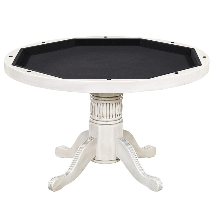 Ram Game Room 48" 2 In 1 Game Table - Antique White - GTBL48 AW RAM Game Room