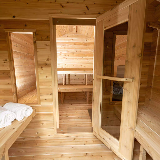 Dundalk CT Georgian 2-6 Cabin Sauna with Changeroom CTC88CW Dundalk Leisurecraft