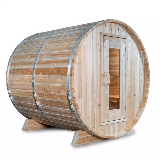 Dundalk CT Harmony 2-4 Person Barrel Sauna CTC22W Dundalk Leisurecraft