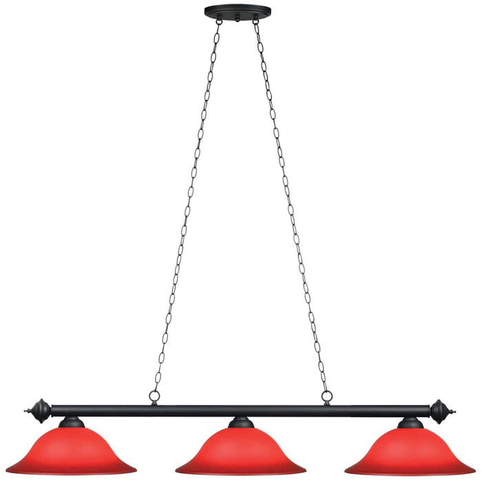 RAM Game Room 60" Marseilles Lamp Burgundy RAM Game Room
