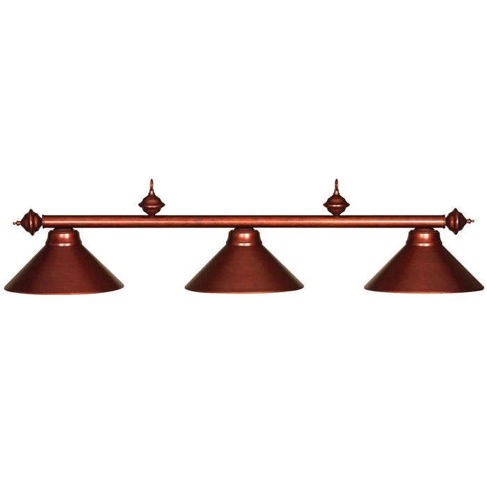 RAM Game Room 54" 3lt Billiard Light- Antique Copper RAM Game Room