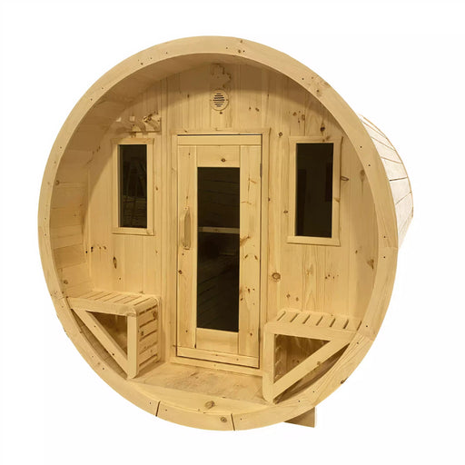 True North 6-8 Person 9' Long Barrel Sauna True North Saunas