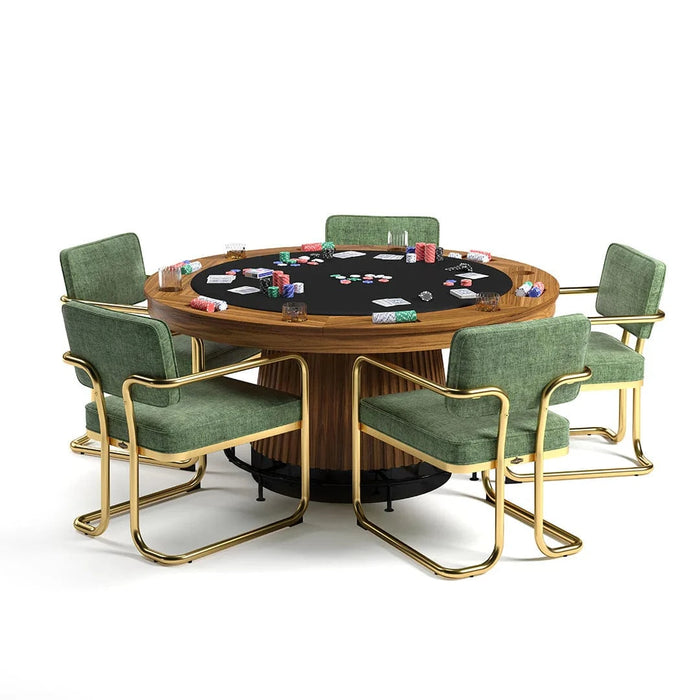 RAM Game Room Foot Rail For Prohibition Series 60-Inch Poker Table in Brass