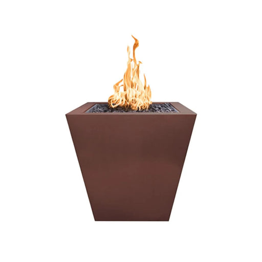 The Outdoor Plus Vista Fire Pit 24x24-Inch Square Copper Gas Fire Pit The Outdoor Plus