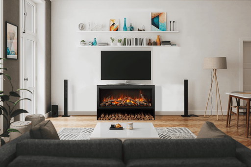 Amantii Contemporary Pedestal Display with Storage Compartment Amantii