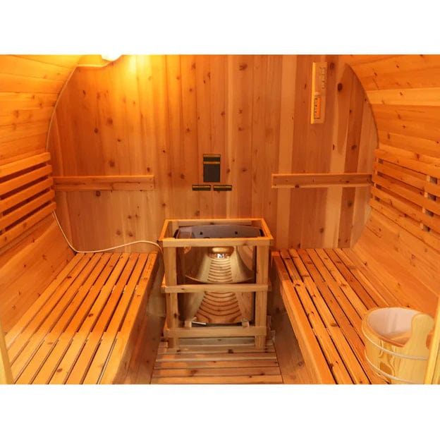 SunRay Solace 2 Person Traditional Barrel Sauna