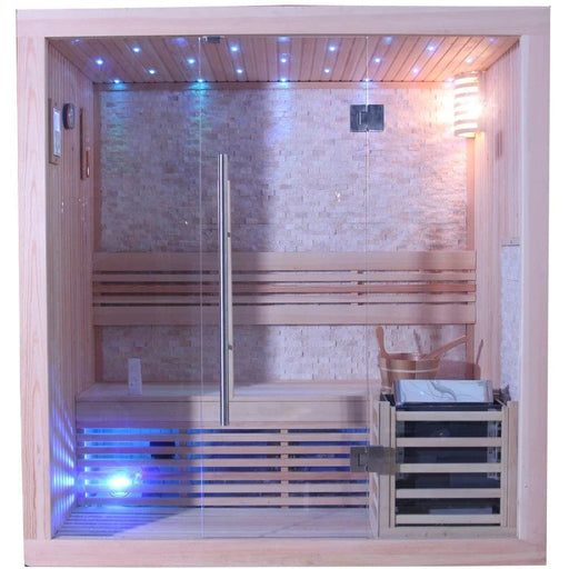 SunRay Westlake 3 Person Luxury Traditional Sauna 300LX SunRay