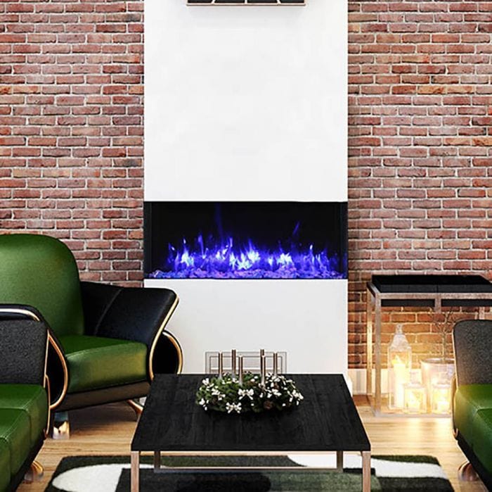 Remii 40" 3 Sided Electric Fireplace – 10 5/8" Depth Remii