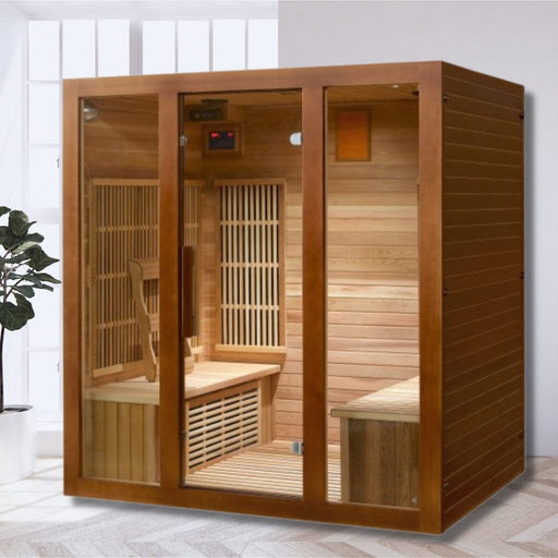 SunRay Roslyn 4-Person Indoor Infrared Sauna HL400KS SunRay