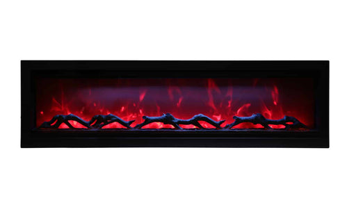 Amantii SYM-60 Symmetry Smart 60″ linear built-in electric fireplace Amantii