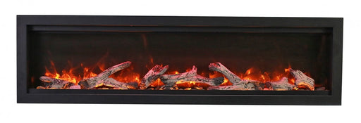 Amantii SYM-50-BESPOKE linear electric fireplace Amantii