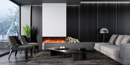 Amantii TRV-75-BESPOKE 3-sided electric fireplace Amantii