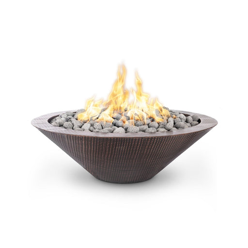 The Outdoor Plus 48" Cazo Copper Fire Pit - Narrow Ledge The Outdoor Plus