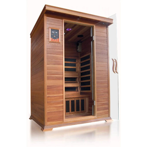SunRay Sierra 2-Person Cedar Indoor Infrared Sauna HL200K SunRay
