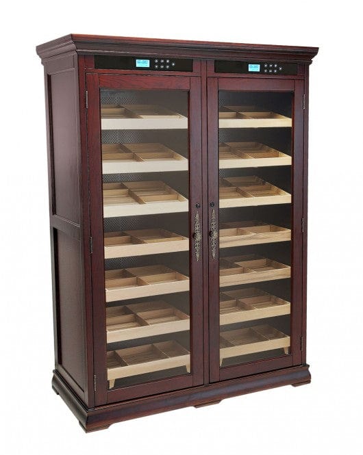The Reagan Dual-Zone Climate Controlled Humidor Cabinet | 4000 Cigars Prestige Import Group