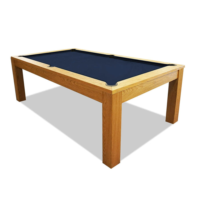 7FT Luxury Oak Slate Pool Table with Dining Top SHQ