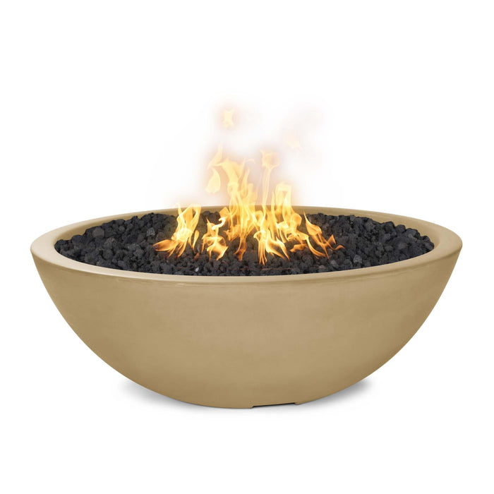 The Outdoor Plus 48" Sedona Narrow Ledge Concrete Liquid Propane Fire Pit The Outdoor Plus