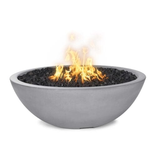 The Outdoor Plus 48" Sedona Narrow Ledge Concrete Natural Gas Fire Pit The Outdoor Plus