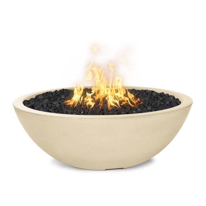 The Outdoor Plus 48" Sedona Narrow Ledge Concrete Liquid Propane Fire Pit The Outdoor Plus