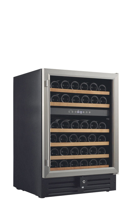 Smith & Hanks RW145DR 46 Bottle Dual Zone Wine Cooler Smith & Hanks